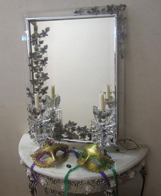  آینه و شمعدان عروس