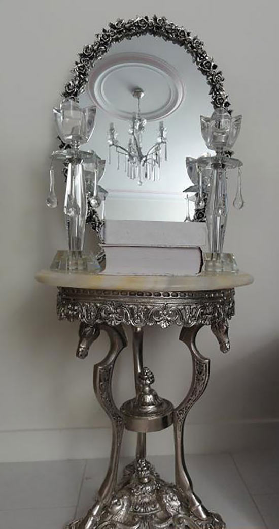  آینه و شمعدان عروس