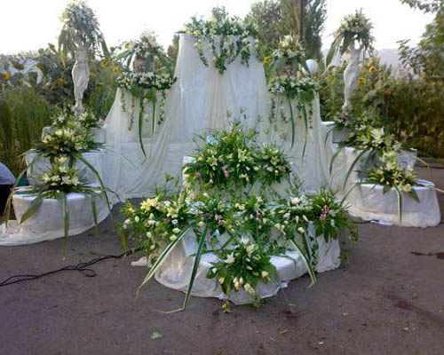 گل آرایی عروسی